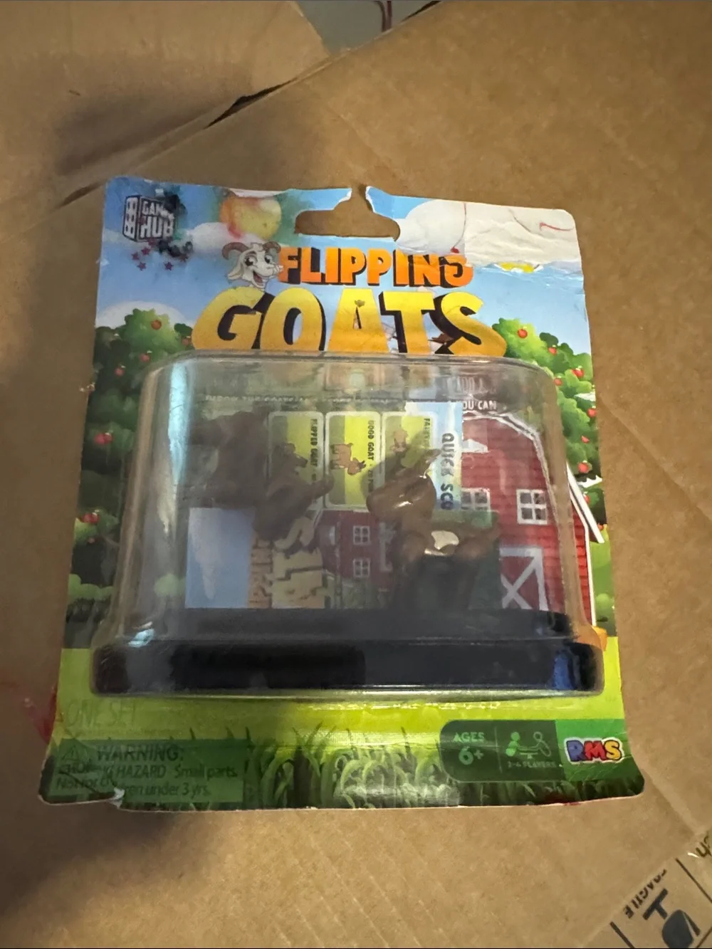 Flipping Goats Small Pets Toy - Brown Play Set